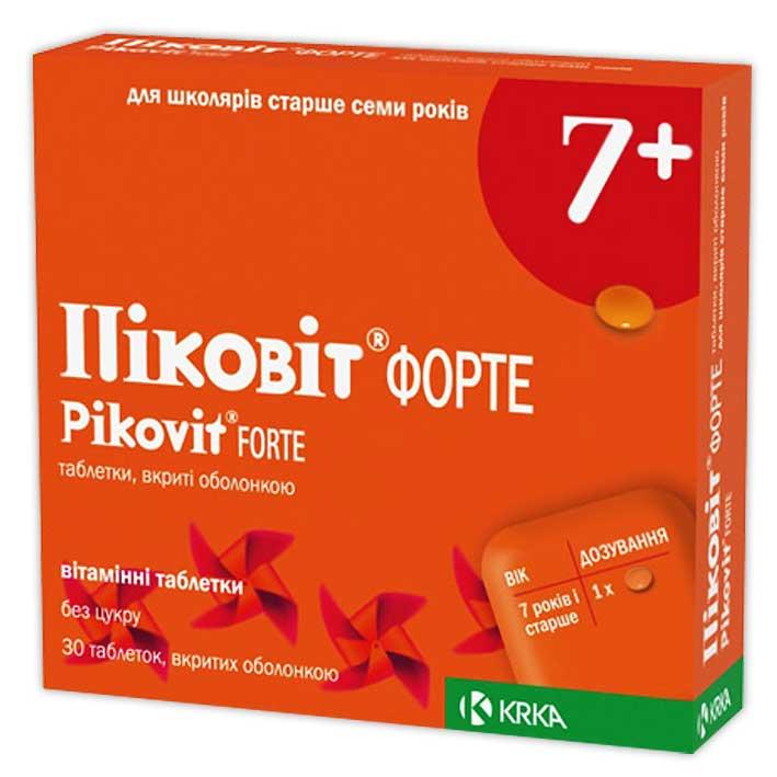 Пиковит форте таб.п/о (7+) N30