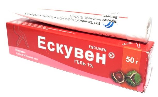 Эскувен гель 1% 50 г