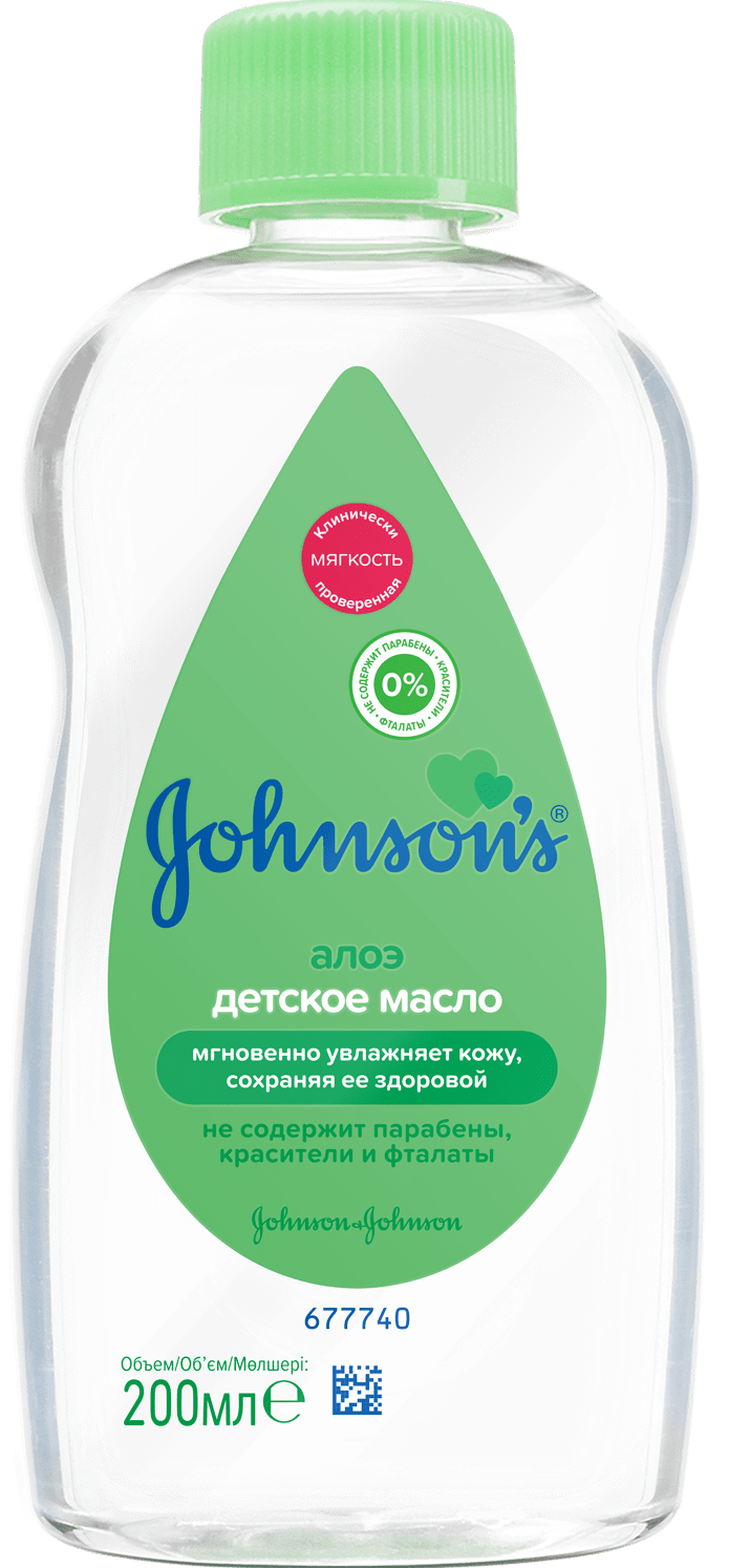 Дж. Бэби Масло с алоэ 200 мл