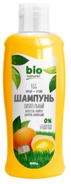 BioNat Шампунь Яичный питательный для всех типов 1 л
