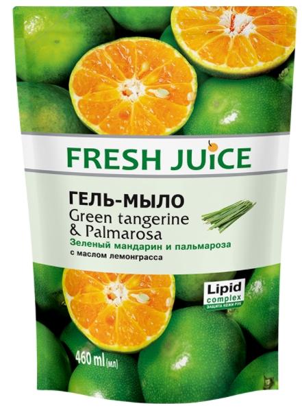 FJ Гель-мыло Зел.мандар&Пальмароза 460мл (дой-пак)