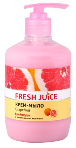 Fresh Juice Жидкое крем-мыло с увлажняющим молочком Grapefruit (грейпфрут) 460 мл