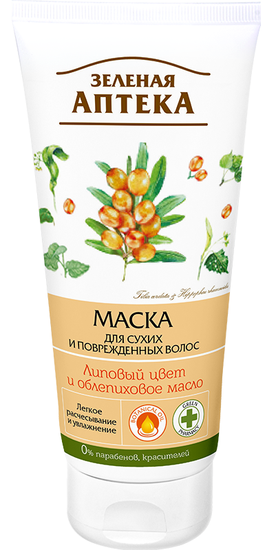 Зеленая Аптека Маска для волос Липовый Цвет 200мл