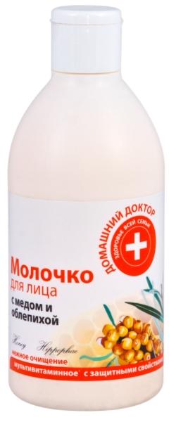 Домашний Доктор Молочко для лица Мед и облепиха 300 мл