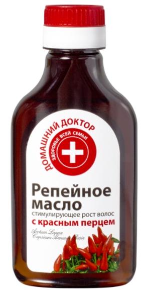 ДД Масло Репейное с красн.перц.д/роста волос 100мл