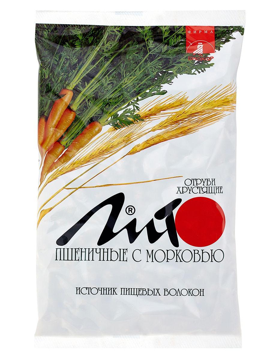 Отруби хруст.ЛИТО пшенич. морковь 200г (Р) (ПТ)