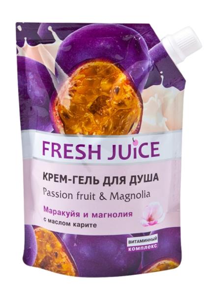 Fresh Juice Крем-гель для душа дой-пак Passion fruit&Magnolia 200 мл