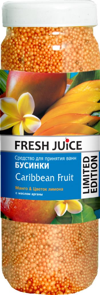 Fresh Juice Средство для ванн Манго-Цветок Лимона-Карибские Фрукты 450 г