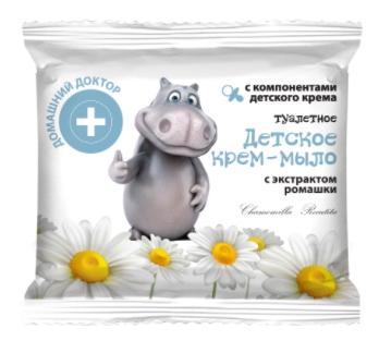 Домашний Доктор  Детское крем-мыло с экстрактом Ромашки 70г