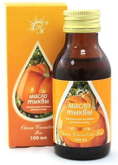 Масло пищевое семян тыквы 100мл