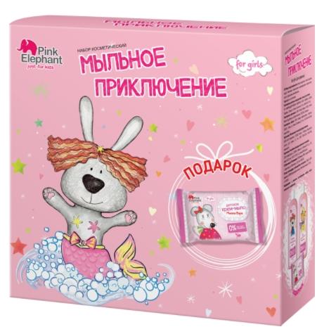 PE Набор "Мыльное приключение" (for girls) (крем-мыло 250 мл+мыльные пузыри)