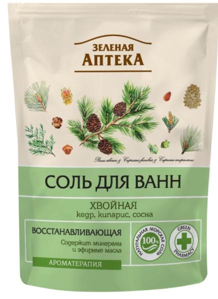 ЗА Соль д/ванн Хвойная 500г (дой-пак)