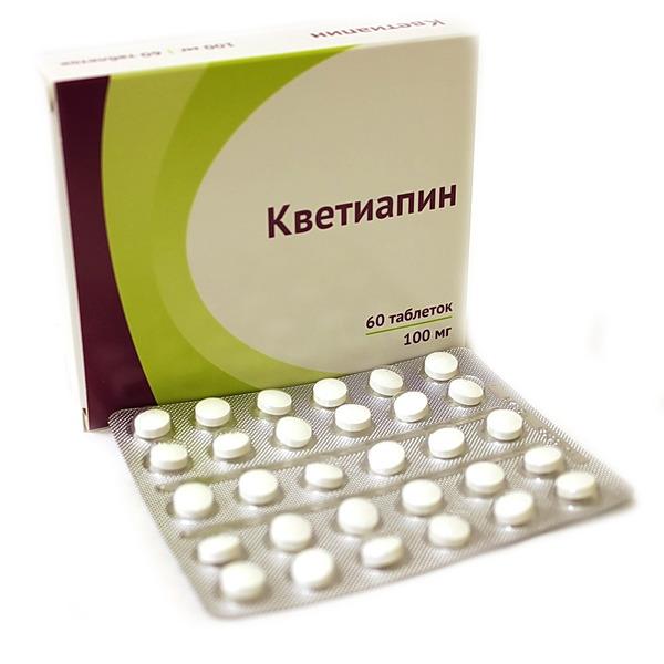 Кветиапин таб. п/о 100мг N60 (Р) Озон#