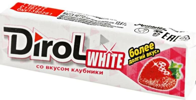 Ж/р Dirol White Клубника (Р) (ПТ)