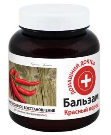 Домашний Доктор Бальзам для волос Красный перец Интенсивное восстановление 480мл