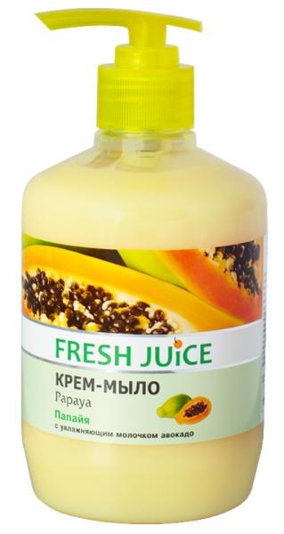 Fresh Juice Жидкое крем - мыло с увлажняющим молочком авокадо Papaya (Папайя) 460 мл