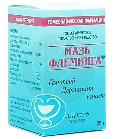 Флеминга мазь 25г (Р) (геморрой/дерматит/ринит)