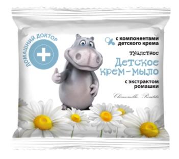 Домашний Доктор Детское крем-мыло с экстрактом Ромашки 70г