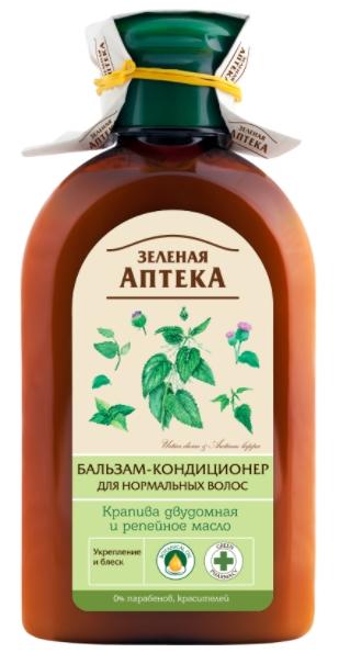 Зеленая Аптека Бальзам-кондиционер для нормальных волос Крапива и репейное масло 300мл
