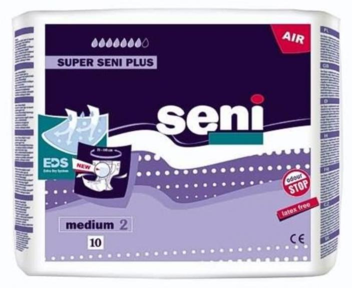 Подгузники для взрослых SUPER SENI Air Medium: 10 шт.
