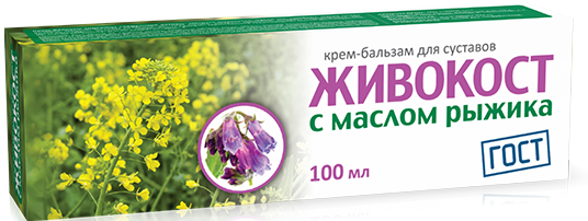 Живокост Крем-бал.д/суст. с мас.рыжика 100мл (Р)