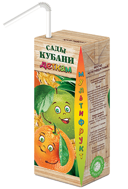 Сады Кубани Нектар мультифруктовый 200мл