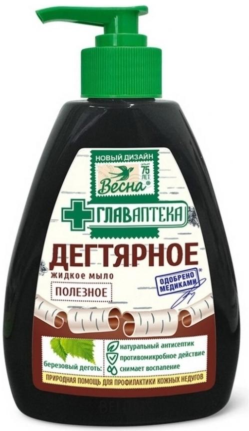 Мыло жид. Весна Дегтярное 280г (Р)