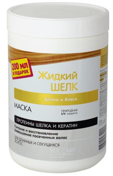 Dr. Sante Жидкий Шелк Маска Длина и блеск для длинных секущихся волос 1000 мл