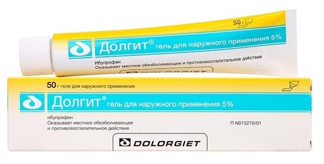 Долгит гель 5% 50г (Р)#