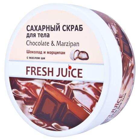 FJ Скраб сахар. д/тела Шоколад&Марцип. 225мл