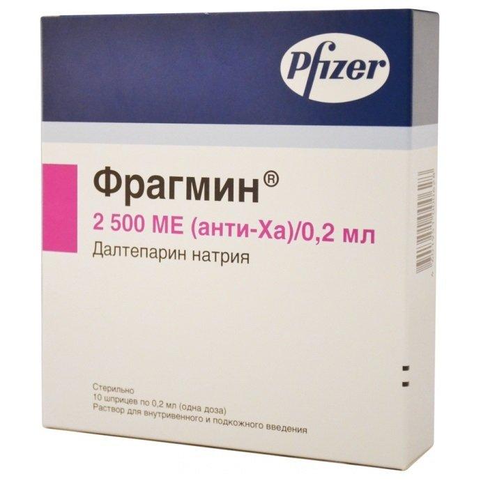 Фрагмин шприц 2,5ТЫС МЕ 0,2мл №10