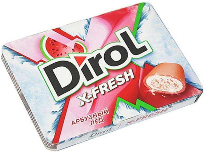 Жевательная резинка Dirol X-Fresh Арбузный лед