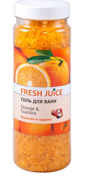 Fresh Juice Соль для ванн Orange&Guarana (Апельсин-Гуарана) 700 г