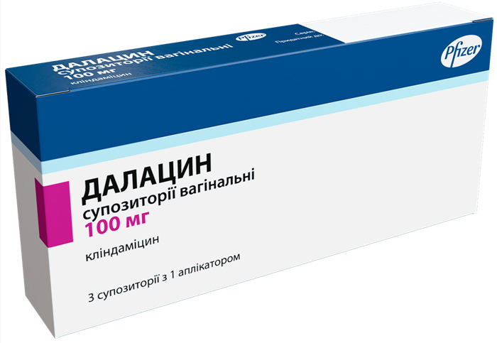 Далацин супп. вагин.100мг N3 (Р)