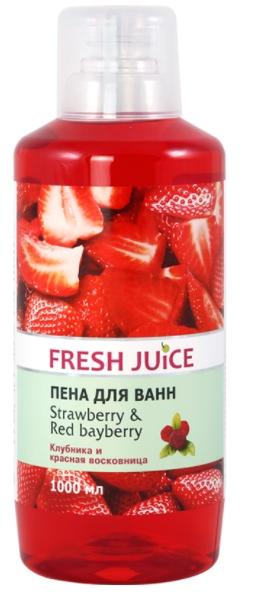 Fresh Juice Пена для ванн Клубника&Красная восковница 1 л