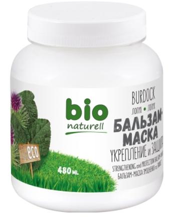 BioNat Бальзам-маска для волос Лопух Укрепление и защита 480 мл