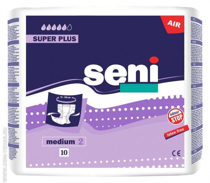 Подгузники для взрослых SUPER SENI Plus Air Medium: 10 шт.