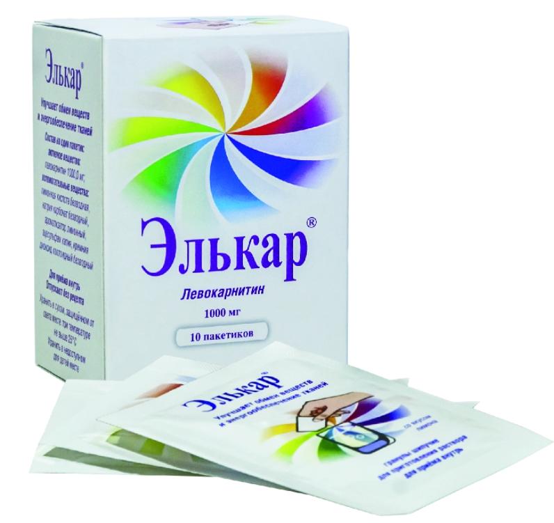 Элькар гран. шип. д/р-ра 1000мг N10 (Р)