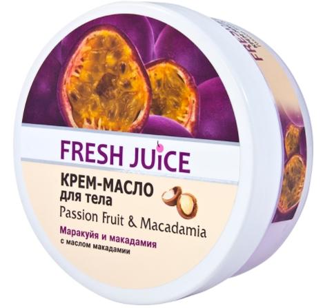 Fresh Juice Крем-масло для тела Passion Fruit & Macadamia (Маракуйя-Макадамия) 225 мл