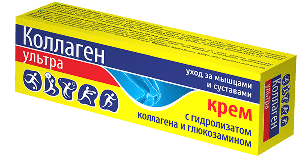 Коллаген Ультра крем с гидролиз.коллагена и глюкозамин. 75мл (Р)