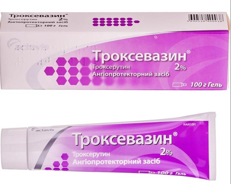 Троксевазин гель 2% 100г туб. (Р)
