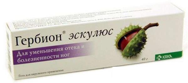 Гербион Эскулюс гель 40г