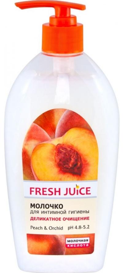 Fresh Juice Молочко для интимной гигиены Персик-Орхидея 500 мл