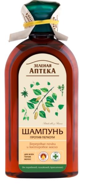 ЗА Шамп.пр/перх. 350мл Берез.почки/кастор.масло (Р)