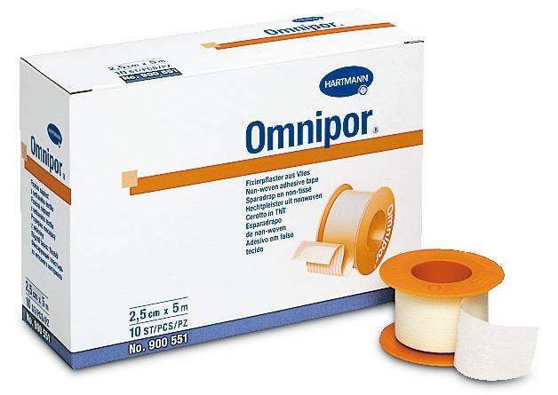 Пласт. Omnipor неткан.осн. 1.25смх5м (Р)