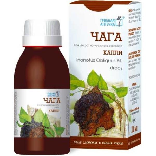 Чага капли 100 мл