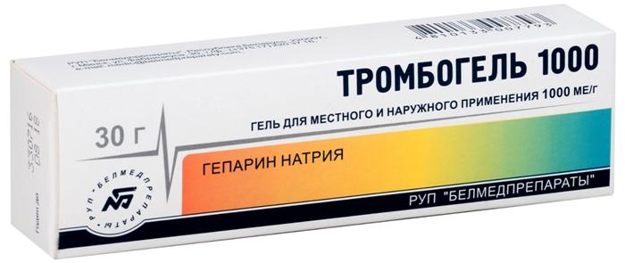 Тромбогель гель 1000МЕ 30г (Р)