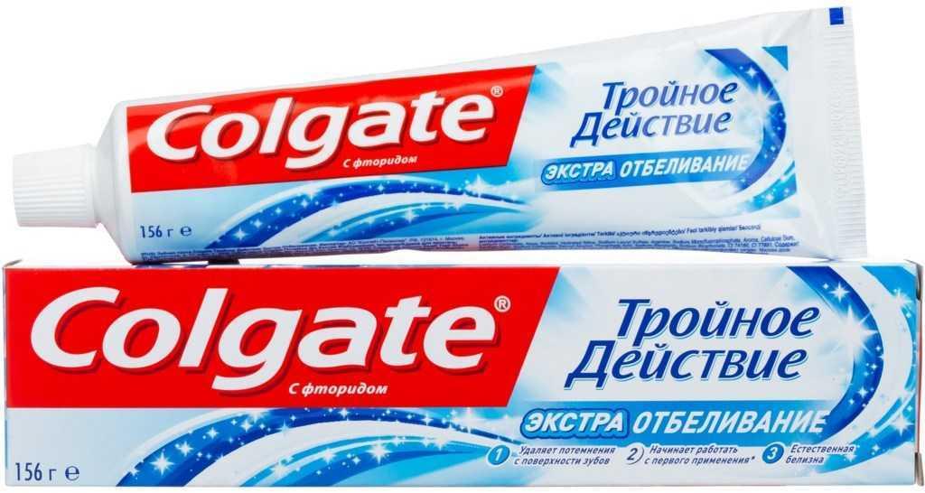 Зубная паста Колгейт Тройное действие Отбеливание 100мл