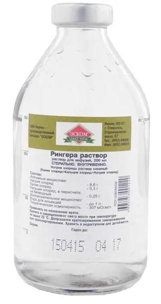 Р-р Рингера 400мл (Эском) (Р)#