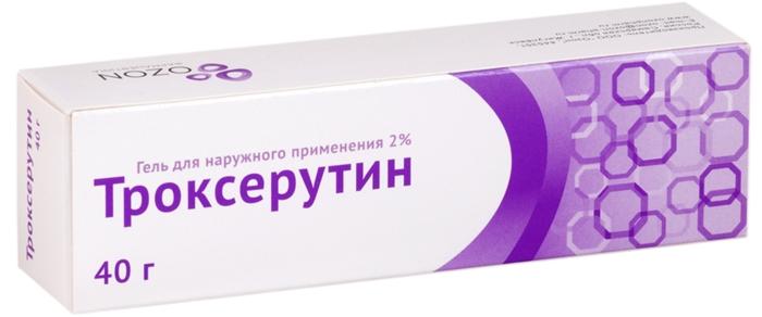 Троксерутин гель 2% 40г (Р) Озон